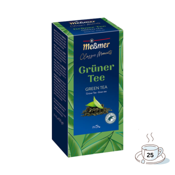 Meßmer Classic Moments Grüner Tee, Teebeutel im Kuvert, 2. Entnahmefach/displaytauglich, 43,75g